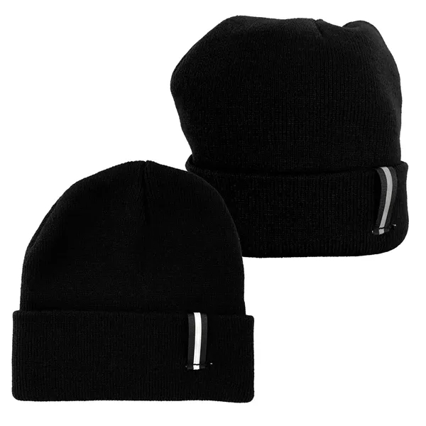 REFLECTIVE STRIP BEANIE... from ASI 30208 A P Specialties / AP Specialties