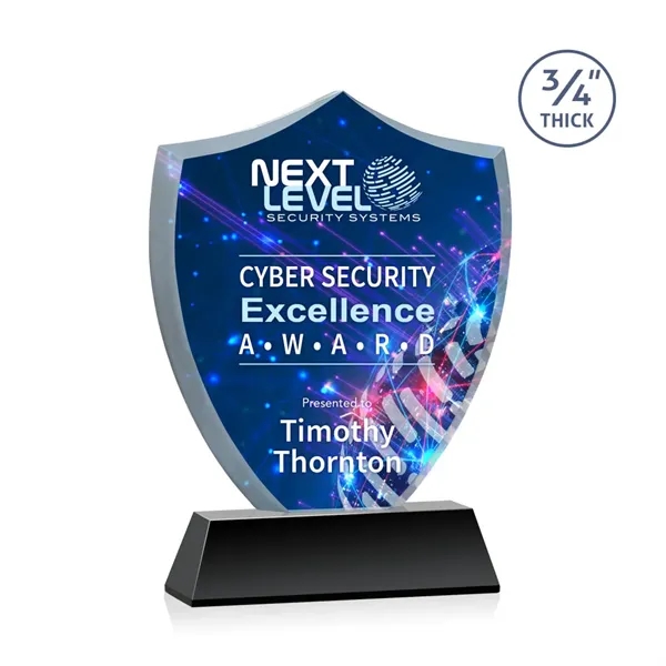 Scudo Shield VividPrint™ Award on Newhaven - Black... from ASI 84592 St Regis Group / St Regis