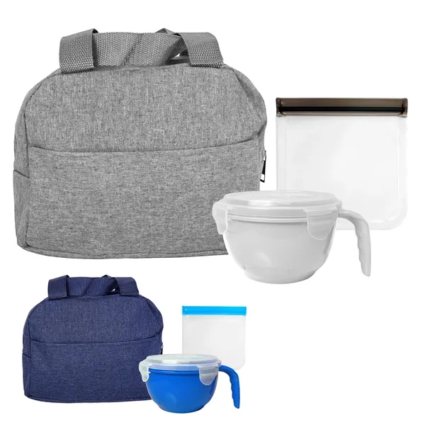 HEATHERED NOODLE & SANDWICH LUNCH SET... from ASI 30208 A P Specialties / AP Specialties