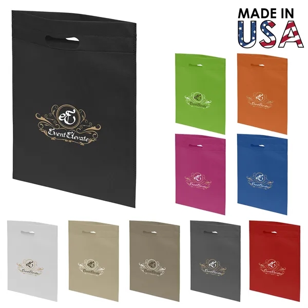 Elevate your brand's visibility with the 15x18 Reusable Non-Woven Handle Bag,... from ASI 91411 Toddy Gear