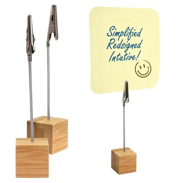 BAMBOO NOTE CLIP... from ASI 30208 A P Specialties / AP Specialties