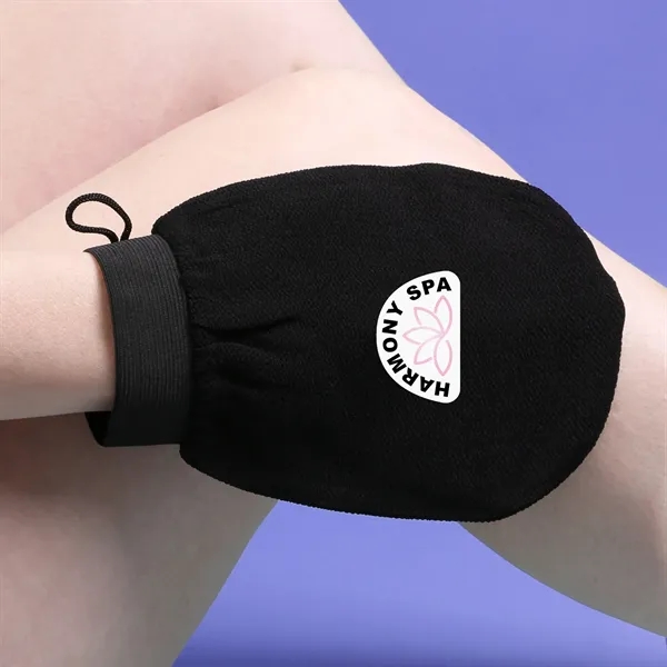 This exfoliating mitt offers a gentle exfoliation experience, with soft fibers... from ASI 61966 HPG / Mixie