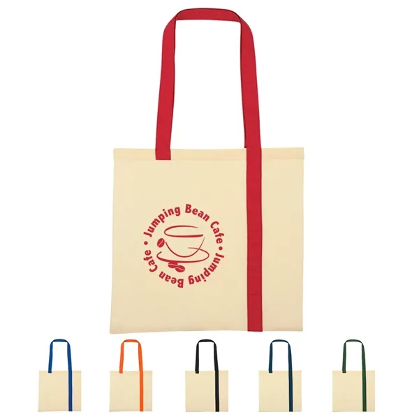 Striped Economy Cotton Canvas Tote.  5 oz. Canvas.  29"... from ASI 61125 Hit Promotional Products / Hit®