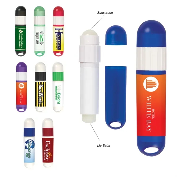 Lip Balm and Sunstick. Broad Spectrum Formula Protects Against Both UVA... from ASI 61125 Hit Promotional Products / Hit®