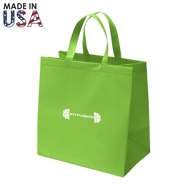The 10x5x13 Reusable Non-Woven Tote Bag is more than just a... from ASI 91411 Toddy Gear
