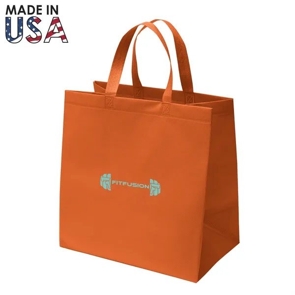 The 10x5x13 Reusable Non-Woven Tote Bag is more than just a... from ASI 91411 Toddy Gear