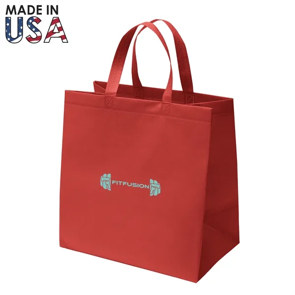 The 10x5x13 Reusable Non-Woven Tote Bag is more than just a... from ASI 91411 Toddy Gear