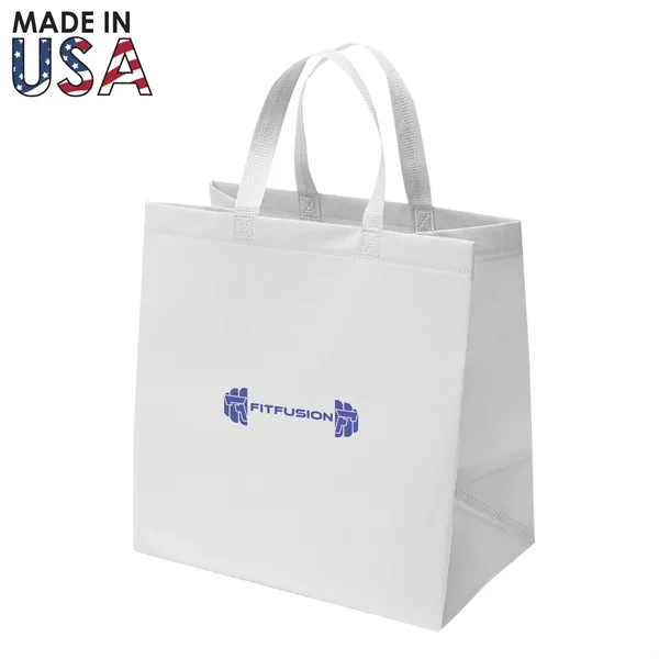 The 10x5x13 Reusable Non-Woven Tote Bag is more than just a... from ASI 91411 Toddy Gear