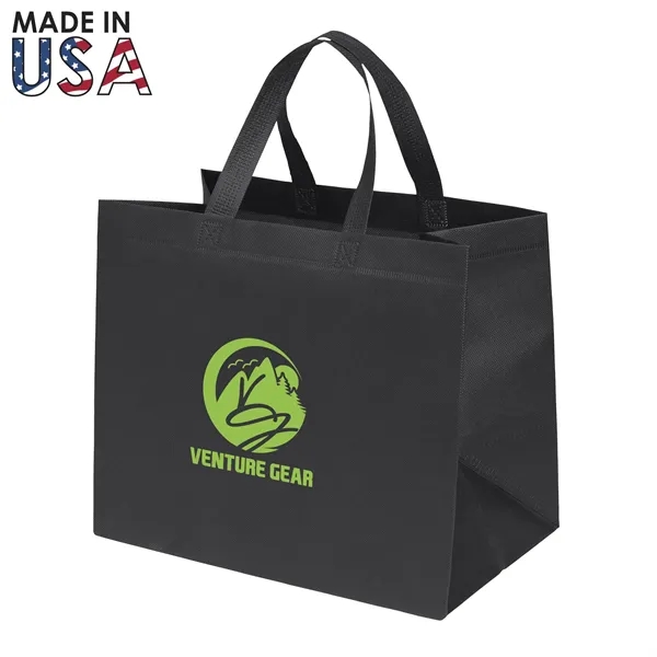The 12x8x10 Reusable Non-Woven Tote Bag is the ultimate promotional pouch... from ASI 91411 Toddy Gear
