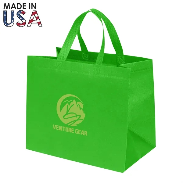 The 12x8x10 Reusable Non-Woven Tote Bag is the ultimate promotional pouch... from ASI 91411 Toddy Gear