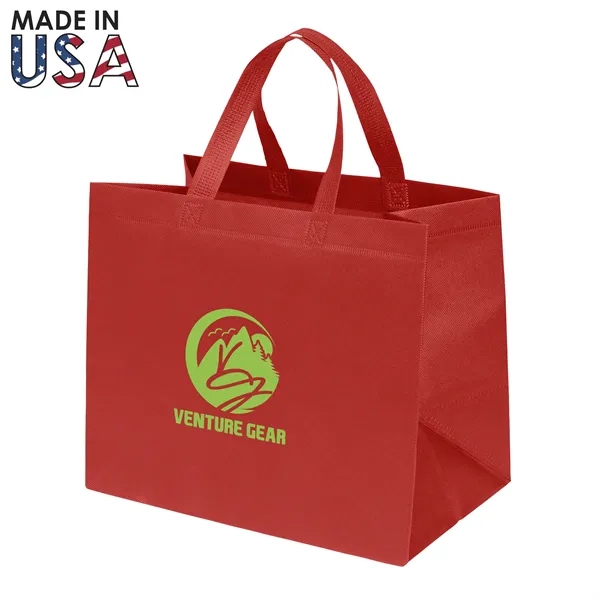 The 12x8x10 Reusable Non-Woven Tote Bag is the ultimate promotional pouch... from ASI 91411 Toddy Gear