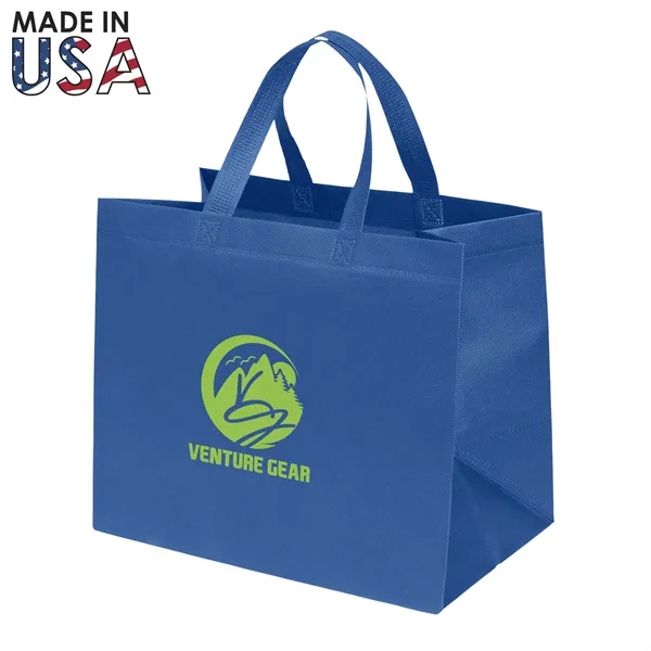 The 12x8x10 Reusable Non-Woven Tote Bag is the ultimate promotional pouch... from ASI 91411 Toddy Gear