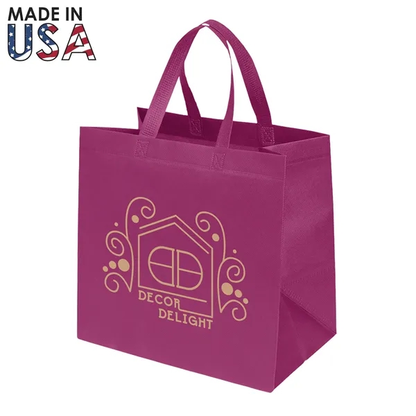 The 12x8x13 Reusable Non-Woven Tote Bag is the ultimate promotional pouch... from ASI 91411 Toddy Gear