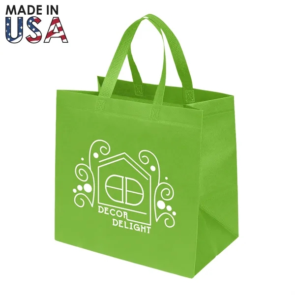 The 12x8x13 Reusable Non-Woven Tote Bag is the ultimate promotional pouch... from ASI 91411 Toddy Gear