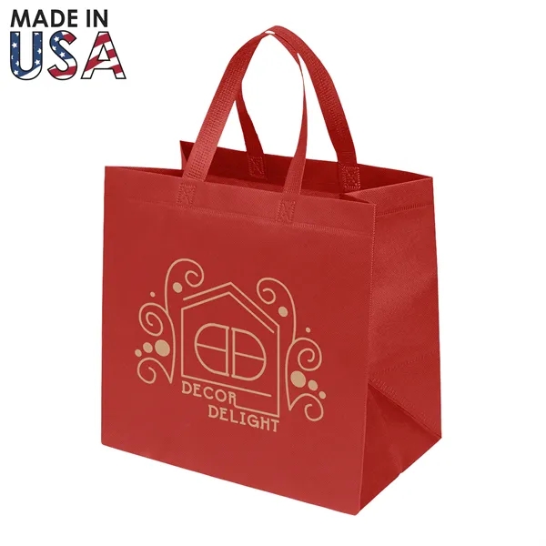 The 12x8x13 Reusable Non-Woven Tote Bag is the ultimate promotional pouch... from ASI 91411 Toddy Gear