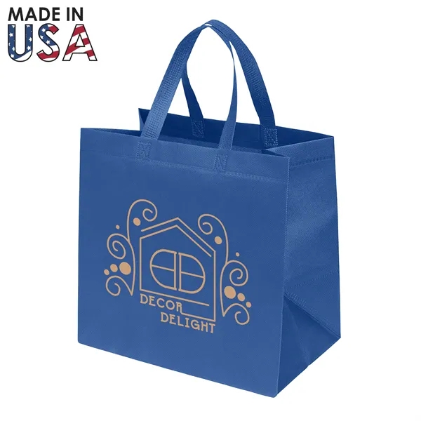 The 12x8x13 Reusable Non-Woven Tote Bag is the ultimate promotional pouch... from ASI 91411 Toddy Gear