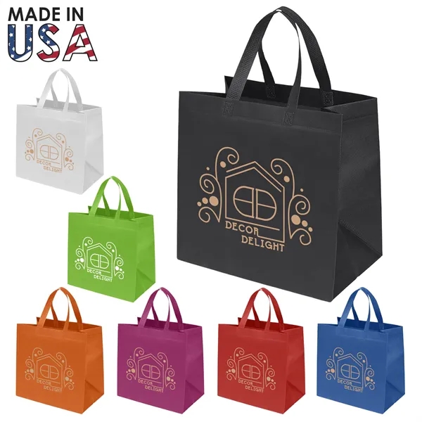 The 12x8x13 Reusable Non-Woven Tote Bag is the ultimate promotional pouch... from ASI 91411 Toddy Gear