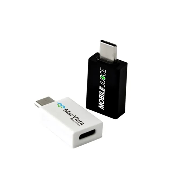 Type-C to C USB data protector plus 1 color silkscreen imprint... from ASI 37218 Athena Promo (tm)