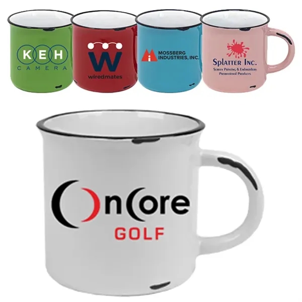 Vintage western mug made of ceramic with a 15-ounce capacity.... from ASI 46573 Cooper & Clement Inc