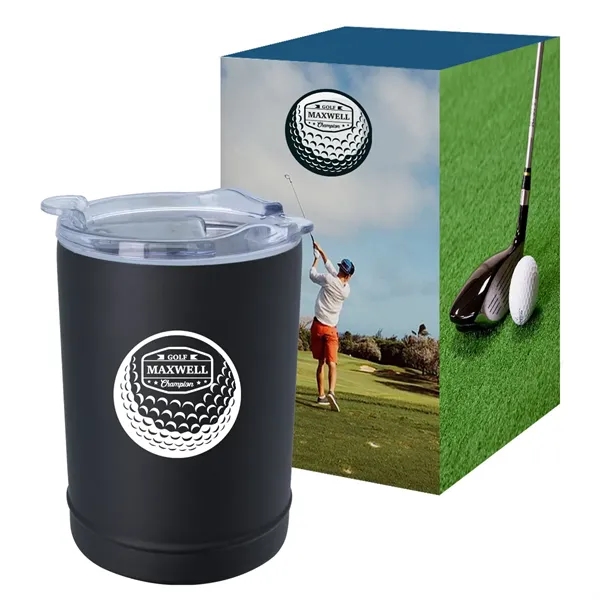 2-in-1 beverage holder and tumbler with copper insulation and a custom... from ASI 61125 Hit Promotional Products / Hit®