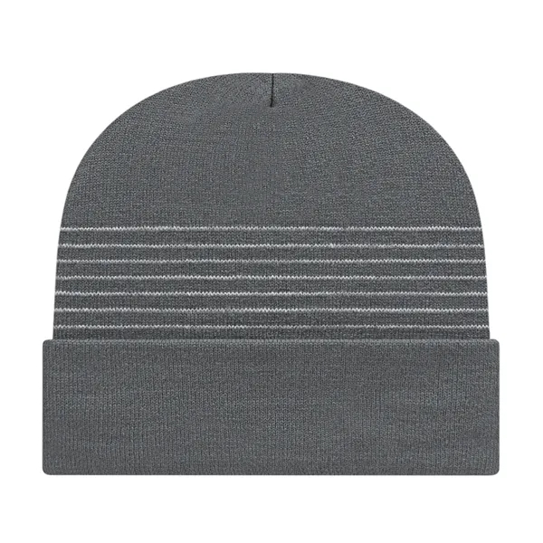 Thin Striped Knit Cap with Cuff... from ASI 43792 Cap America Inc