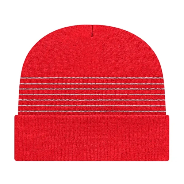 Thin Striped Knit Cap with Cuff... from ASI 43792 Cap America Inc