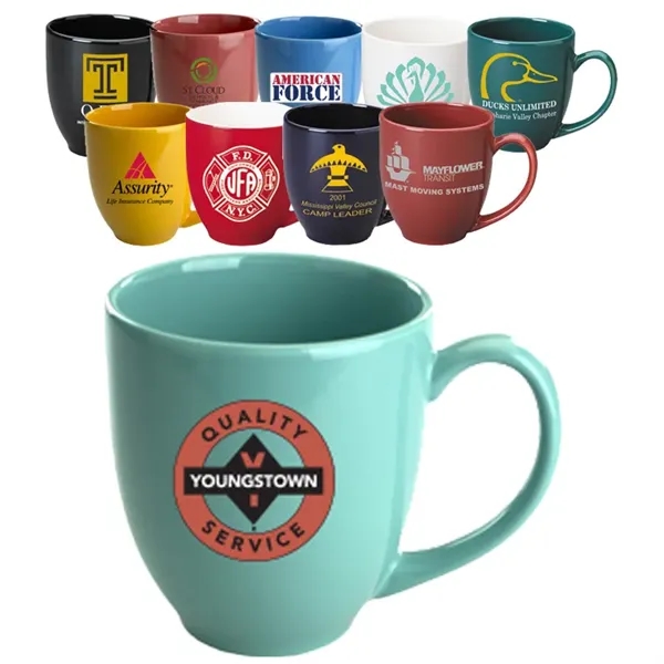 15 oz Ceramic Bistro style Coffee Mug. This is the new... from ASI 46573 Cooper & Clement Inc / Inspiration by C&C Line