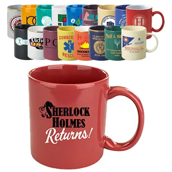 11 oz. C-Handle ceramic coffee mug. This is the traditional coffee... from ASI 46573 Cooper & Clement Inc