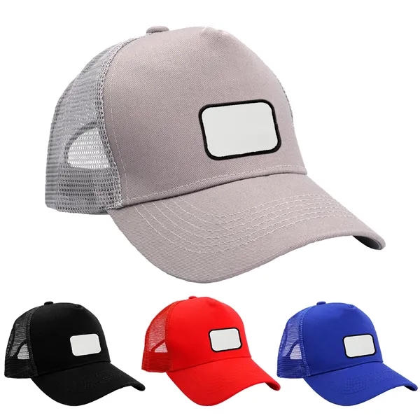 EMBLEM TRUCKER HAT... from ASI 30208 A P Specialties / AP Specialties