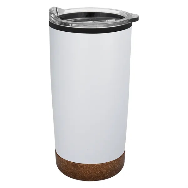 20 ounce stainless steel tumbler with lid and rubberized base.... from ASI 61125 Hit Promotional Products / Hit®