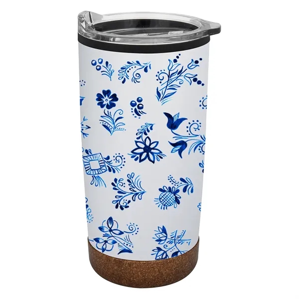 20 ounce stainless steel tumbler with lid and rubberized base.... from ASI 61125 Hit Promotional Products / Hit®