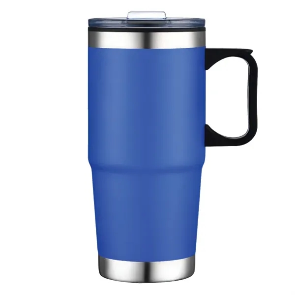24-oz. double walled stainless steel and polypropylene tumbler with clear slide... from ASI 57655 STOPNGO Line