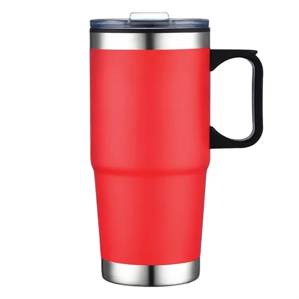 24-oz. double walled stainless steel and polypropylene tumbler with clear slide... from ASI 57655 STOPNGO Line
