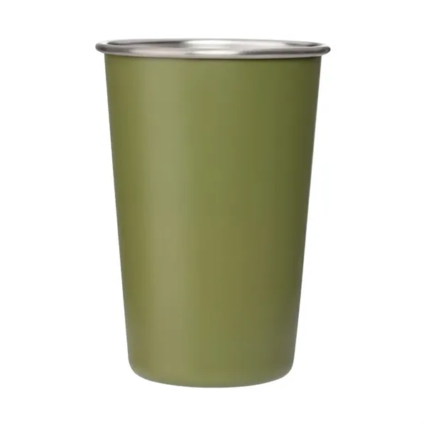 16 oz. brushed finish stainless steel pint cup.... from ASI 57655 STOPNGO Line