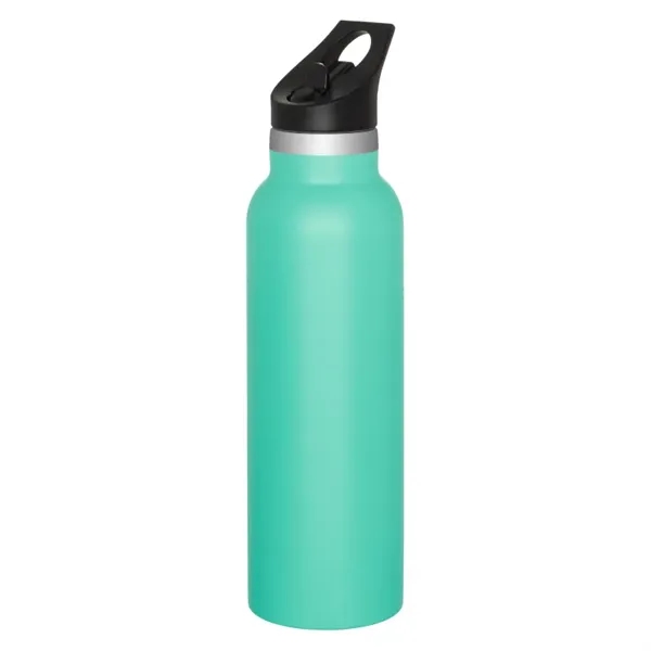 20-oz. double wall, vacuum insulated, stainless steel water bottle with leak-resistant... from ASI 57655 STOPNGO Line