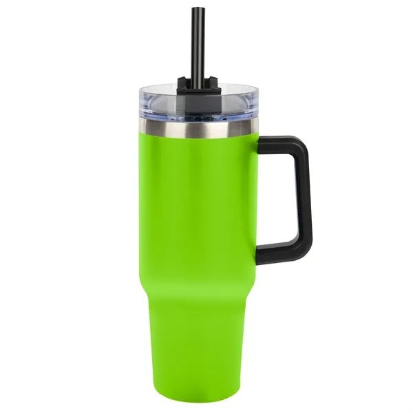 40 oz. stainless steel tumbler with double wall vacuum insulated construction,... from ASI 61125 Hit Promotional Products