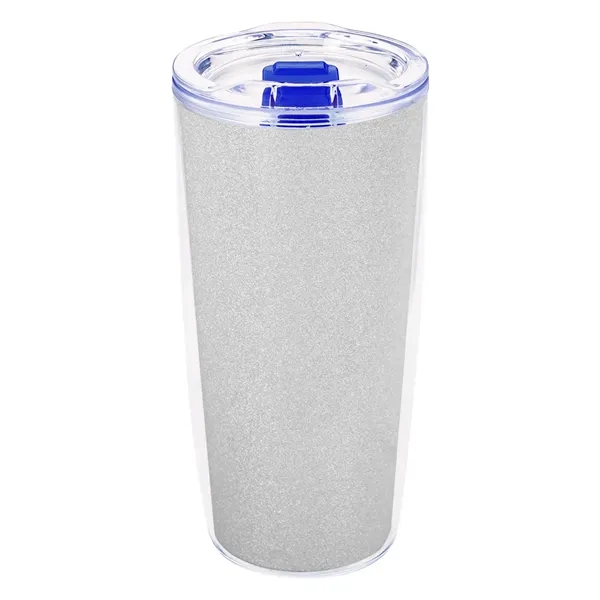 19 ounce double wall acrylic plastic tumbler with rubber gasketed lid... from ASI 61125 Hit Promotional Products / Hit®