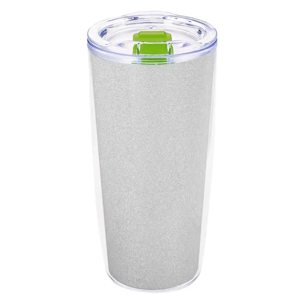 19 ounce double wall acrylic plastic tumbler with rubber gasketed lid... from ASI 61125 Hit Promotional Products / Hit®