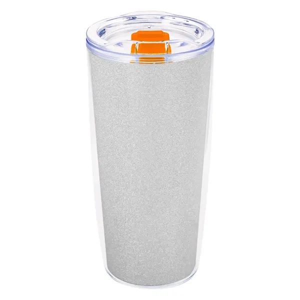 19 ounce double wall acrylic plastic tumbler with rubber gasketed lid... from ASI 61125 Hit Promotional Products / Hit®