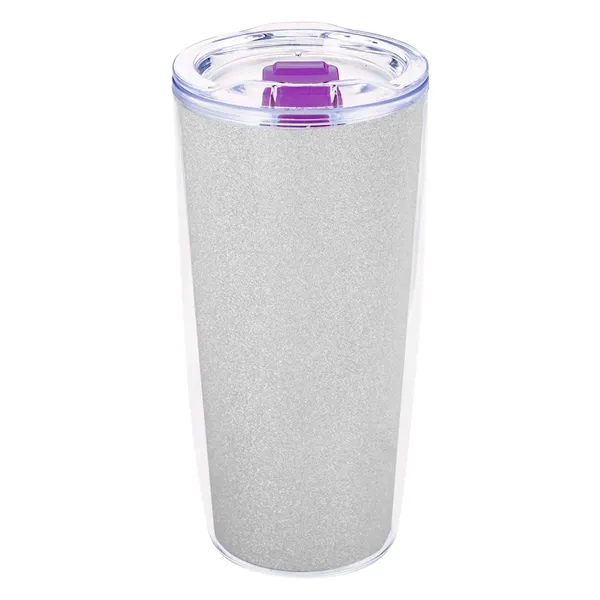 19 ounce double wall acrylic plastic tumbler with rubber gasketed lid... from ASI 61125 Hit Promotional Products / Hit®