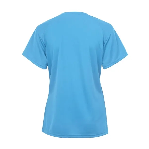 Women's short sleeve t-shirt with moisture management /anti-microbial fabric. Blank.... from ASI 84358 S&S Activewear