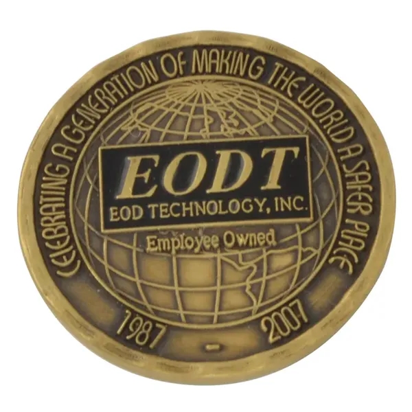 Die struck coin and medallion in solid brass.... from ASI 96235 Wehr Industries Inc