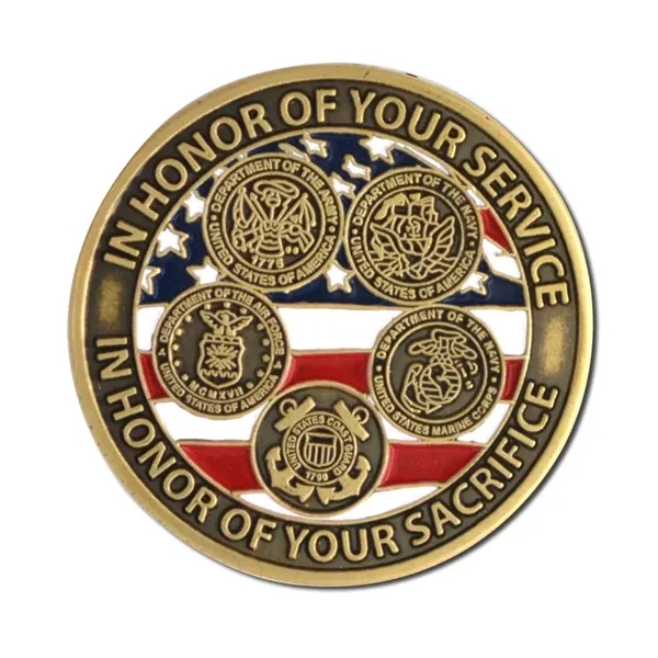 Die struck coin and medallion in solid brass.... from ASI 96235 Wehr Industries Inc