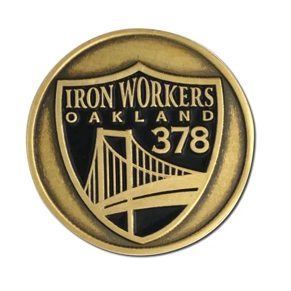 Die struck coin and medallion in solid brass.... from ASI 96235 Wehr Industries Inc