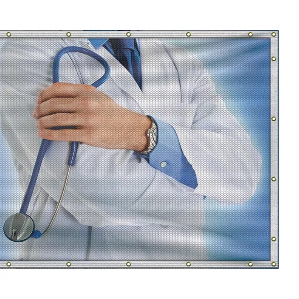 4' H x 12' W Premium Polyester Mesh Banner... from ASI 80228 Quinn