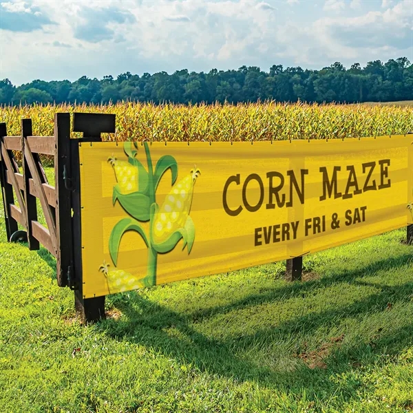 4' H x 12' W Premium Polyester Mesh Banner... from ASI 80228 Quinn