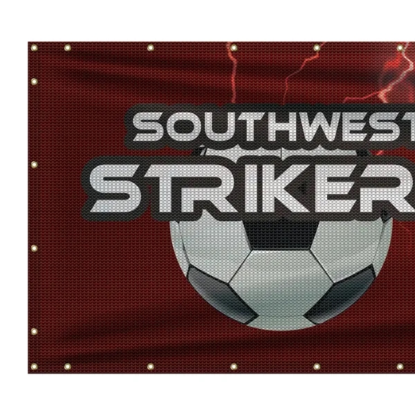 4' H x 24' W Premium Polyester Mesh Banner... from ASI 80228 Quinn