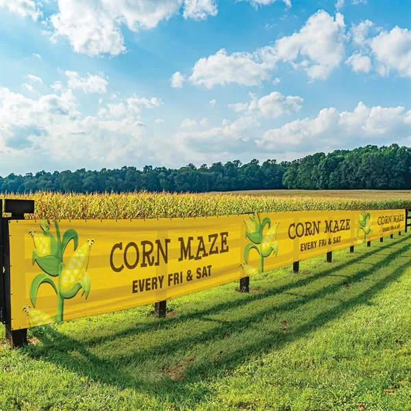 4' H x 48' W Premium Polyester Mesh Banner... from ASI 80228 Quinn