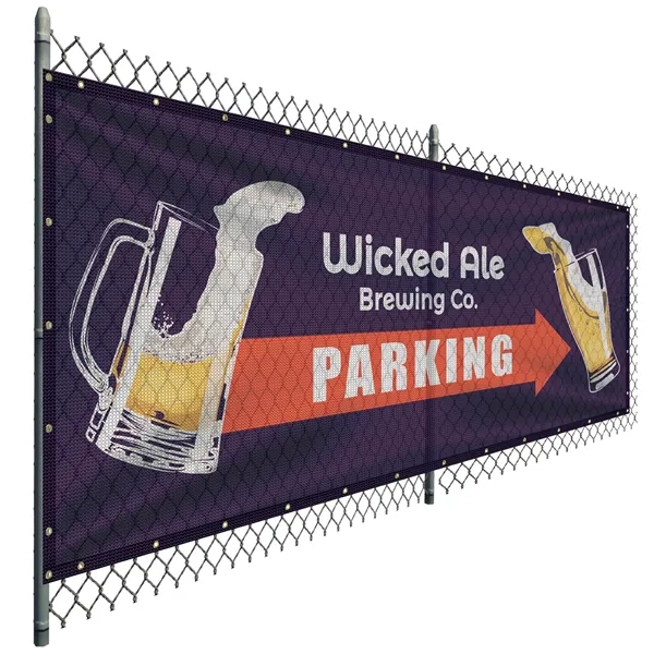 5' H x 12' W Premium Polyester Mesh Banner... from ASI 80228 Quinn