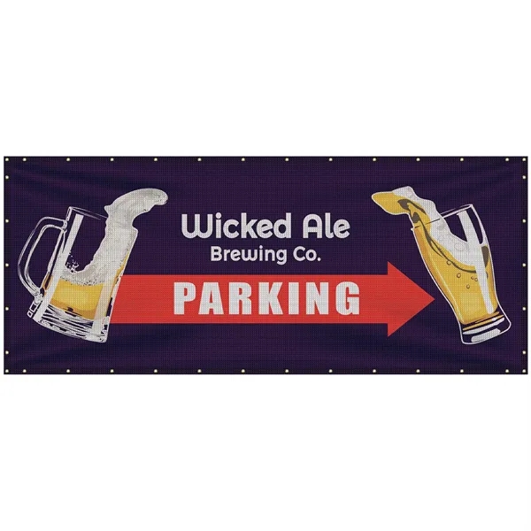 5' H x 12' W Premium Polyester Mesh Banner... from ASI 80228 Quinn